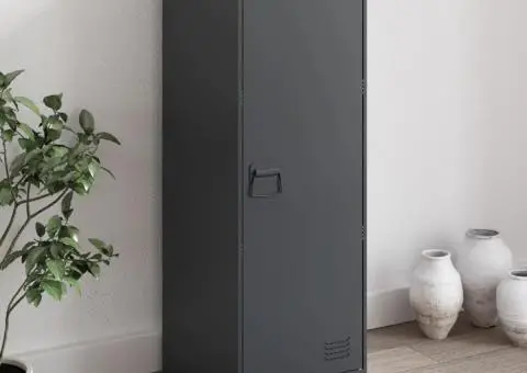 Servantă, antracit, 34,5x39x107 cm, oțel - 1/5