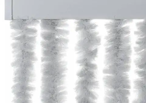 Perdea pentru insecte, gri, 118x220 cm, chenille - 4/5