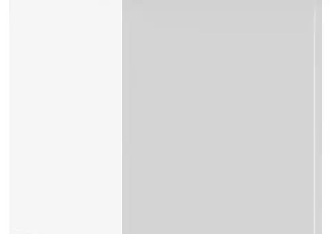 Cutie de depozitare, alb, 40x42x46 cm, lemn prelucrat - 2/5