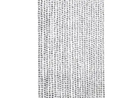 Perdea de insecte gri deschis & gri închis 118x220 cm chenille - 2/5