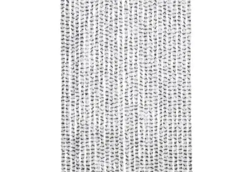 Perdea de insecte gri deschis & gri închis 118x220 cm chenille - 3/5
