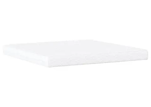 Pat cu saltea, gri, 200x200 cm, piele ecologică - 5/5