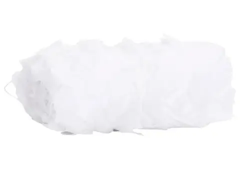 Plasă de camuflaj cu geantă de depozitare, alb, 613x138 cm - 2/5