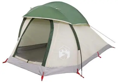 Cort de camping cupolă pentru 1 persoană, verde, impermeabil - 4/5