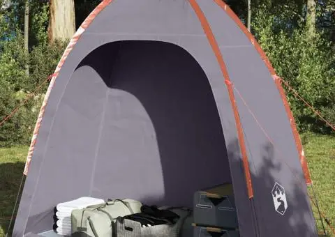 Cort de depozitare gri și portocaliu impermeabil - 1/5