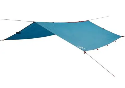 Prelată de camping, albastru, 300x294 cm, impermeabilă - 2/5