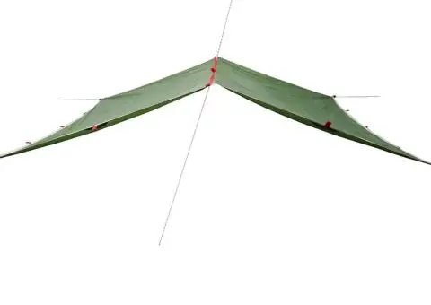 Prelată de camping, verde, 300x294 cm, impermeabilă - 3/5