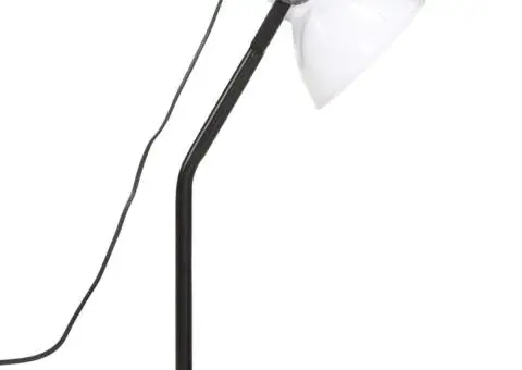 Lampă de birou 25 W, alb, 17x17x60 cm, E27 - 4/5