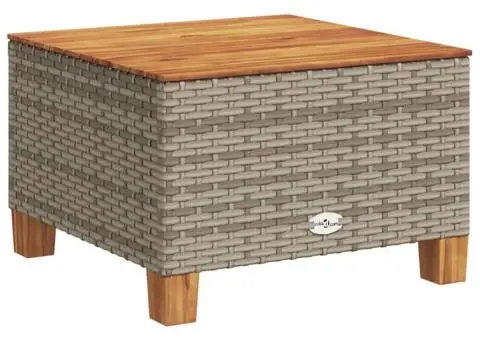 Set mobilier grădină cu perne, 6 piese, gri, poliratan - 5/5