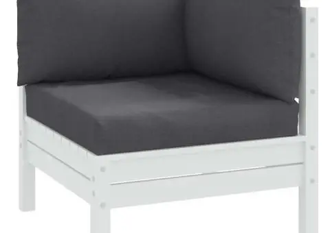 Perne de paleți, 3 buc., melanj antracit, material textil - 1/5