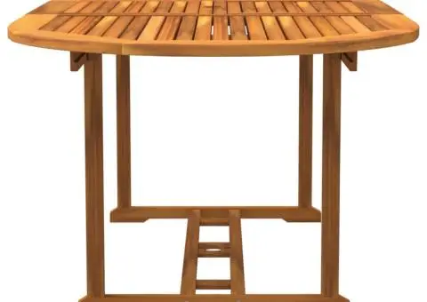 Set mobilier de grădină, 5 piese, lemn masiv acacia/textilenă - 5/5