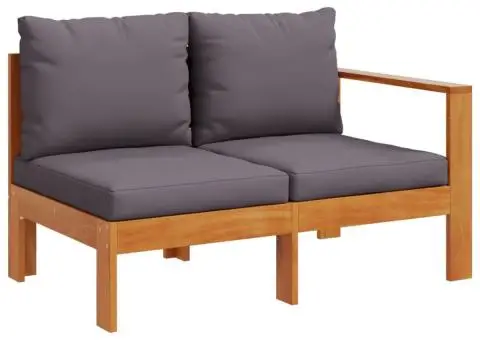 Set de canapele de grădină cu perne 10 piese lemn masiv acacia - 4/5