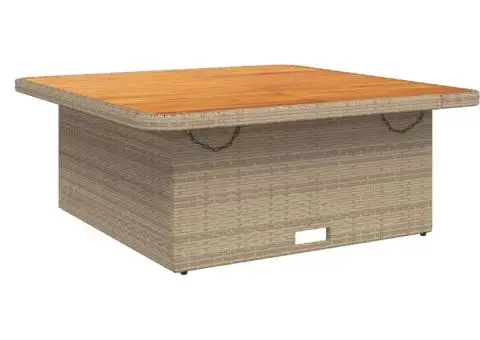 Set mobilier de grădină cu perne, 5 piese, bej, poliratan - 4/5