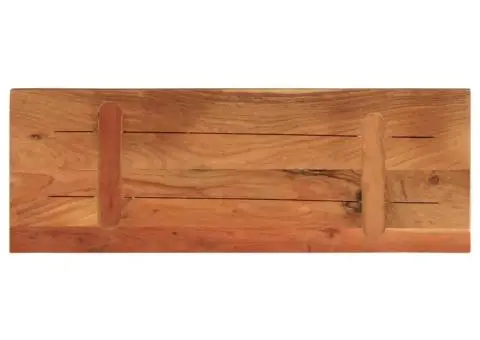 Blat masă 70x40x2,5 cm lemn solid dreptunghiular de acacia - 4/5
