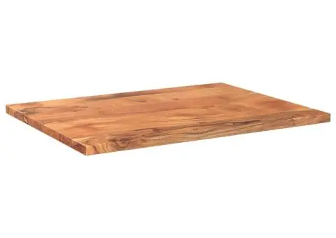 Blat masă 80x60x2,5 cm lemn solid dreptunghiular de acacia - 2/5