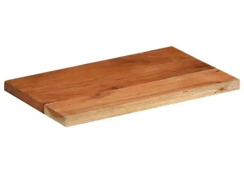 Blat masă 60x20x2,5 cm lemn dreptunghiular acacia margine vie - 2/5