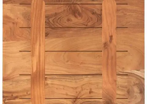 Blat de masă, 60x60x2,5 cm, lemn masiv de acacia pătrat - 5/5