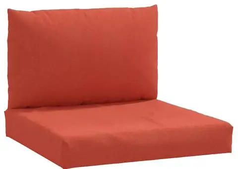 Perne de paleți, 2 buc. melanj roșu, material textil - 2/5