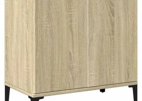 Dulap de chiuvetă, stejar sonoma, 58x33x60 cm, lemn prelucrat - 2/5