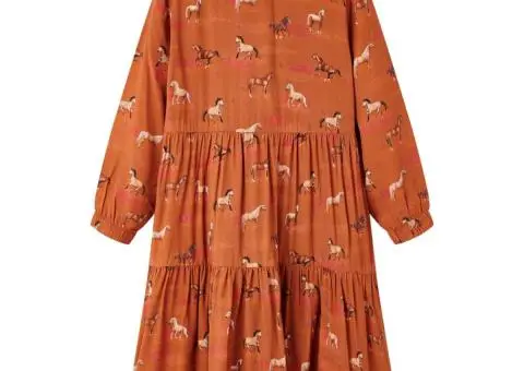 Fusta pentru copii, coniac, 128 - 2/5