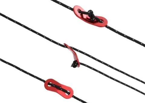 Funie pentru cort cu benzi reflectorizante și chei, 50 m, 3 mm - 5/5