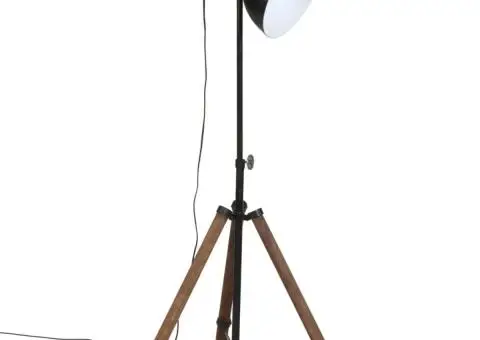 Lampă de podea 25 W, negru, 75x75x90-150 cm, E27 - 2/5