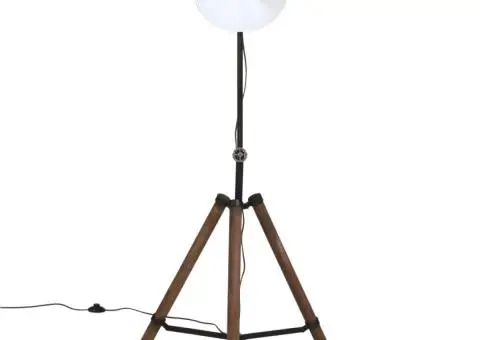 Lampă de podea 25 W, negru, 75x75x90-150 cm, E27 - 3/5