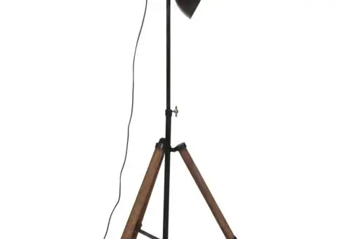 Lampă de podea 25 W, negru, 75x75x90-150 cm, E27 - 4/5