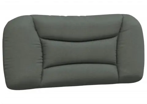 Pat cu saltea, gri închis, 90x200 cm, textil - 5/5