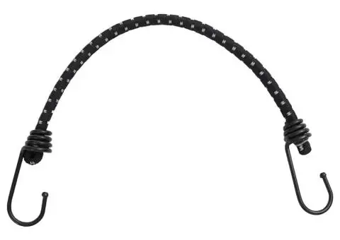 Corzi elastice cu benzi reflectorizante/cârlige 25 buc. 38 cm - 2/5