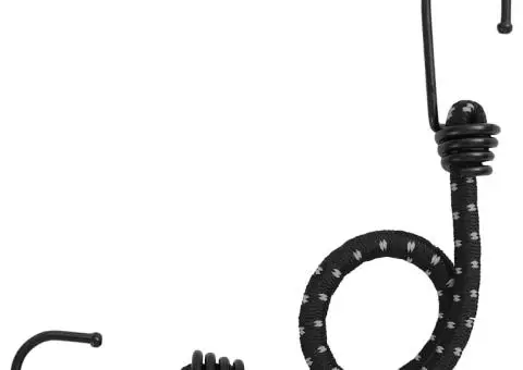 Corzi elastice cu benzi reflectorizante/cârlige 25 buc. 38 cm - 3/5