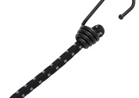 Corzi elastice cu benzi reflectorizante/cârlige 25 buc. 38 cm - 5/5