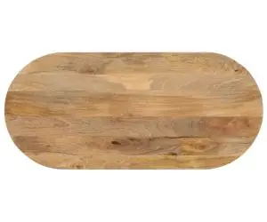 vidaXL Blat de masă oval, 100x50x2,5 cm, lemn masiv de mango