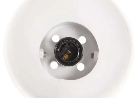 Lampă de perete industrială, alb, 45 x 25 cm, E27 - 5/5