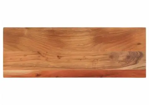 Blat masă 80x20x2,5 cm lemn dreptunghiular acacia solid - 1/5