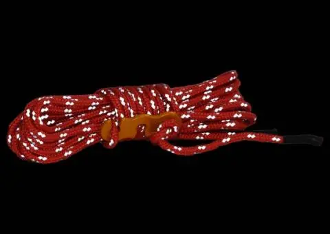 Funie pentru cort cu chei reflectorizante, 8 buc., 4 m, 4 mm - 4/5