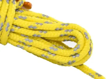 Funie pentru cort cu chei reflectorizante, 8 buc., 4 m, 4 mm - 5/5