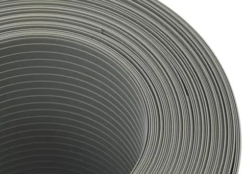 Paravane de grădină, 10 buc., gri piatră, 252,5x19 cm, PVC - 4/5