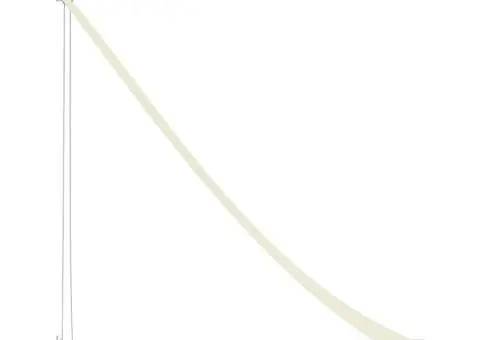 Copertină retractabilă, crem, 100x150 cm, țesătură și oțel - 4/5