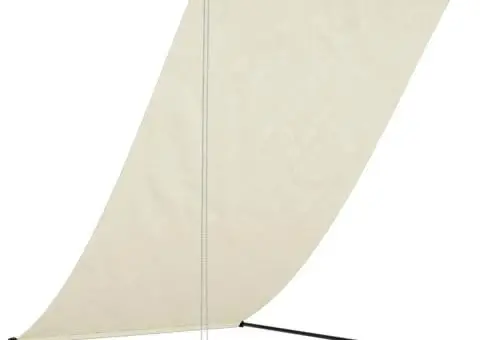 Copertină retractabilă, crem, 100x150 cm, țesătură și oțel - 5/5