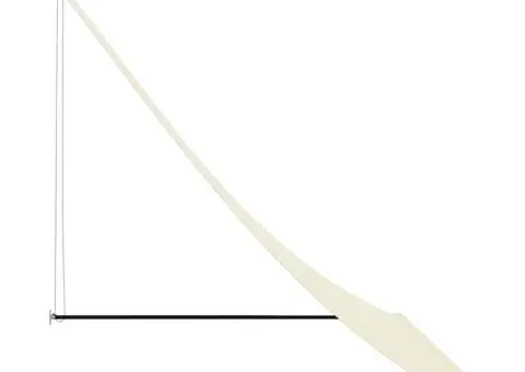 Copertină retractabilă, crem, 250x150 cm, țesătură și oțel - 4/5