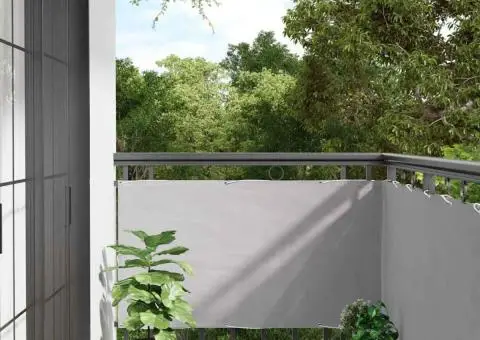 Paravan de balcon, gri, 700x75 cm, PVC - 1/5