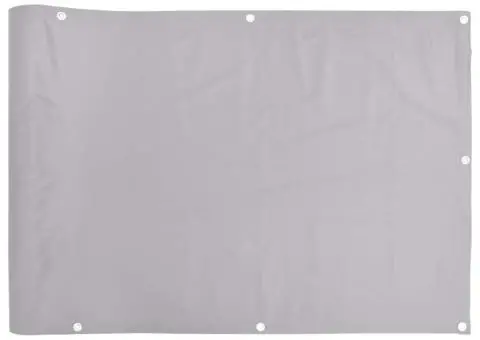 Paravan de balcon, gri, 700x75 cm, PVC - 2/5