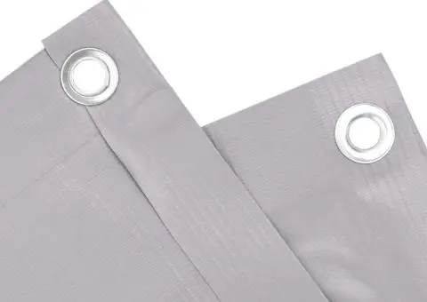 Paravan de balcon, gri, 700x75 cm, PVC - 4/5