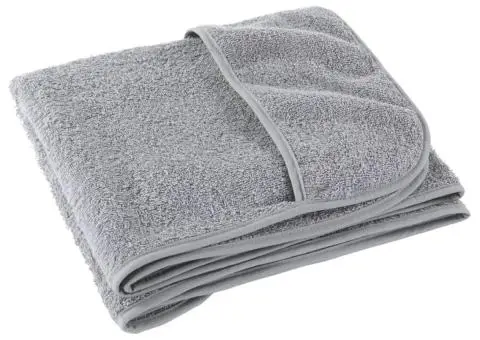 Prosoape de plajă, 2 buc., gri, 60x135 cm, textil 400 GSM - 5/5