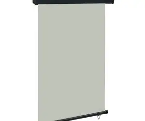 vidaXL Copertină laterală de balcon, gri, 125 x 250 cm