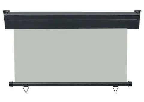 Copertină laterală de balcon, gri, 125 x 250 cm - 3/5