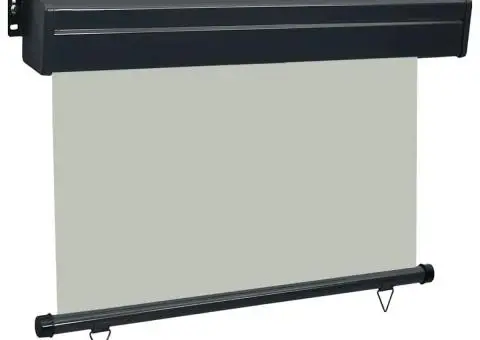 Copertină laterală de balcon, gri, 125 x 250 cm - 5/5