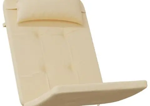 Perne pentru scaun Adirondack, 2 buc, bej, textil oxford - 3/5