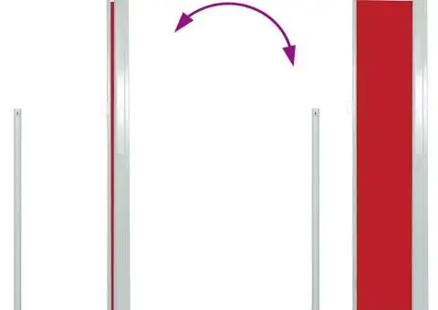 Copertină laterală retractabilă de terasă, roșu, 120 x 500 cm - 5/5